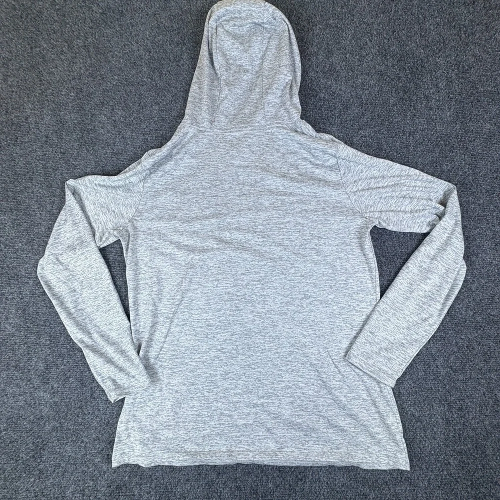 Nike Dry Victory Dri-FIT Hoodie Women Medium Heather Gray Swoosh Logo Activewear